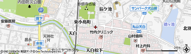 愛知県犬山市丸山天白町12周辺の地図