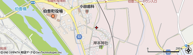 鳥取県西伯郡伯耆町岸本179周辺の地図