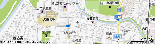 愛知県犬山市犬山東古券741周辺の地図