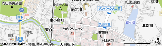 愛知県犬山市丸山天白町95周辺の地図
