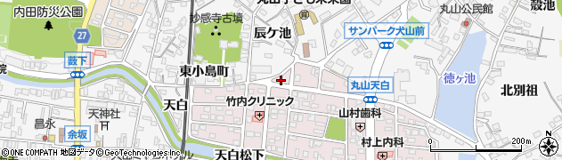愛知県犬山市丸山天白町91周辺の地図