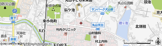 愛知県犬山市丸山天白町161周辺の地図