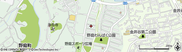 神奈川県横浜市港南区野庭町666-3周辺の地図