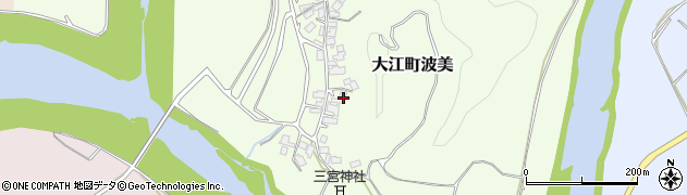 京都府福知山市大江町波美1706周辺の地図