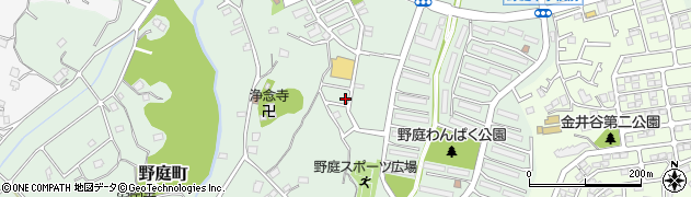 神奈川県横浜市港南区野庭町667-34周辺の地図