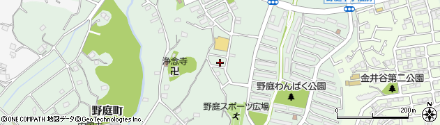 神奈川県横浜市港南区野庭町667周辺の地図