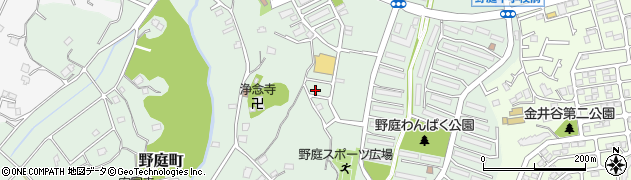 神奈川県横浜市港南区野庭町667-32周辺の地図