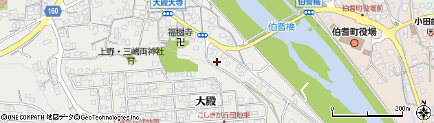 鳥取県西伯郡伯耆町大殿1213周辺の地図