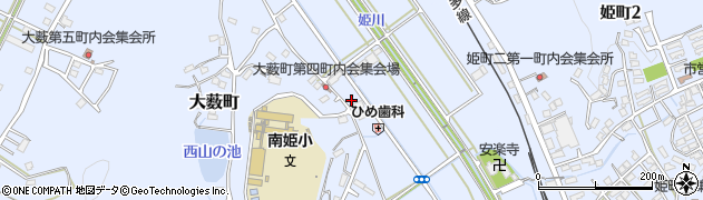 ダイナ施術院姫店周辺の地図