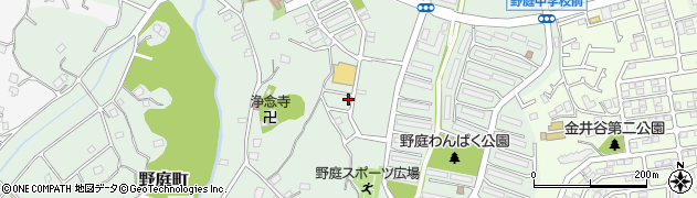 神奈川県横浜市港南区野庭町667-25周辺の地図