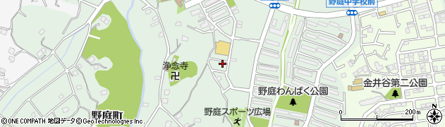 神奈川県横浜市港南区野庭町667-26周辺の地図