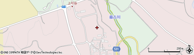 滋賀県米原市寺林周辺の地図