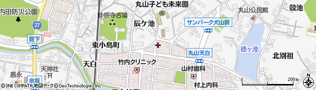 愛知県犬山市丸山天白町158周辺の地図