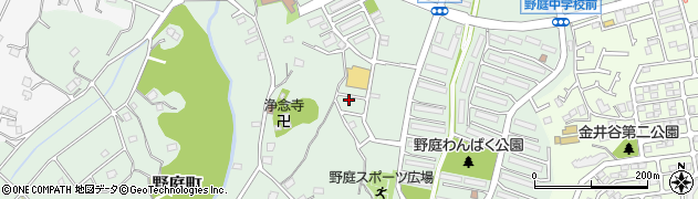 神奈川県横浜市港南区野庭町667-27周辺の地図