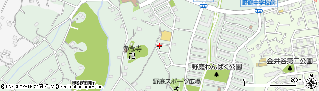 神奈川県横浜市港南区野庭町667-28周辺の地図