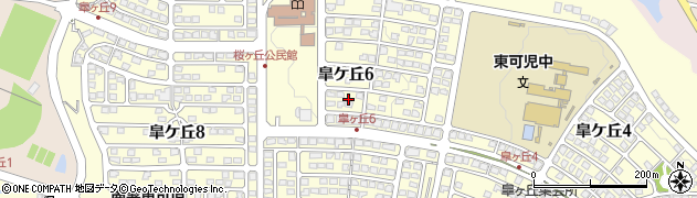 岐阜県可児市皐ケ丘周辺の地図