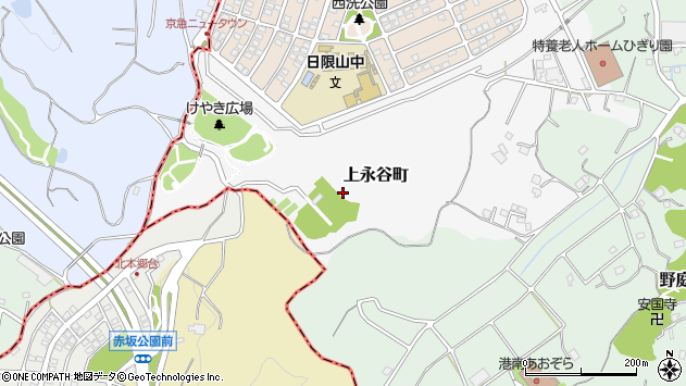 〒233-0014 神奈川県横浜市港南区上永谷町の地図