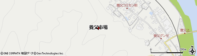 兵庫県養父市養父市場周辺の地図