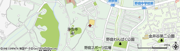 神奈川県横浜市港南区野庭町667-58周辺の地図