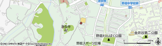 神奈川県横浜市港南区野庭町667-57周辺の地図