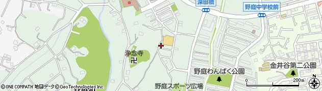 神奈川県横浜市港南区野庭町667-29周辺の地図