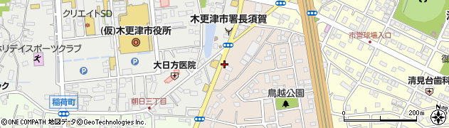 ローソンＨ木更津太田店周辺の地図