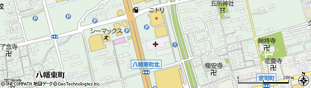 琵琶倉庫株式会社　バイパス営業所周辺の地図