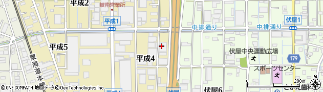 高瀬物産株式会社　岐阜営業所周辺の地図
