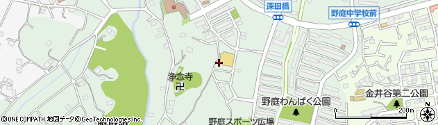 神奈川県横浜市港南区野庭町667-14周辺の地図
