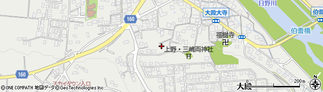 鳥取県西伯郡伯耆町大殿1489周辺の地図
