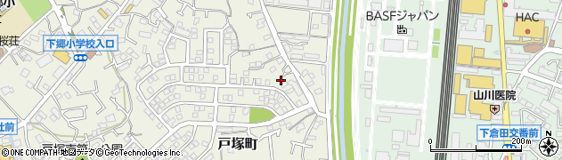 神奈川県横浜市戸塚区戸塚町733-4周辺の地図