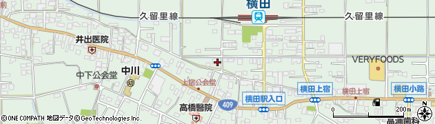 千葉県袖ケ浦市横田周辺の地図