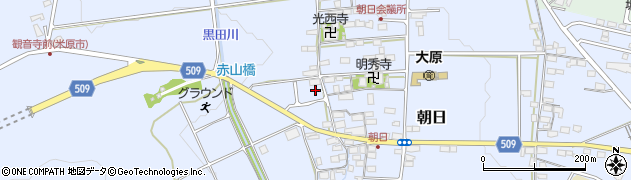 滋賀県米原市朝日751周辺の地図