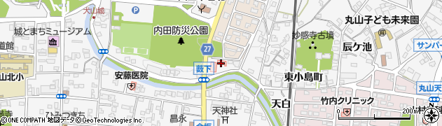 愛知県犬山市犬山（藪下）周辺の地図