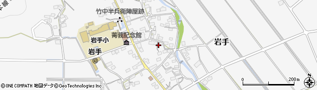 岐阜県垂井町（不破郡）岩手周辺の地図