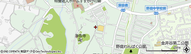 神奈川県横浜市港南区野庭町1694周辺の地図