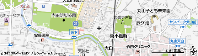 愛知県犬山市犬山（東山下）周辺の地図