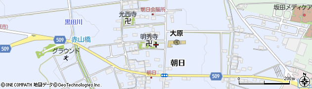 滋賀県米原市朝日600周辺の地図