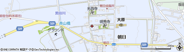 滋賀県米原市朝日596周辺の地図