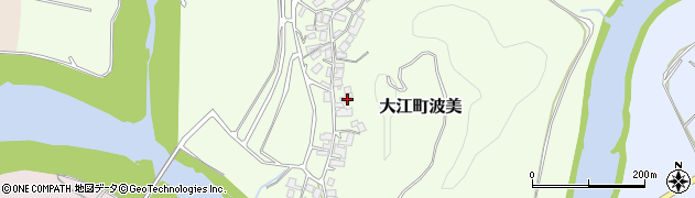 京都府福知山市大江町波美716周辺の地図
