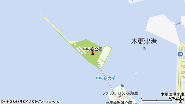 〒292-0839 千葉県木更津市中の島の地図