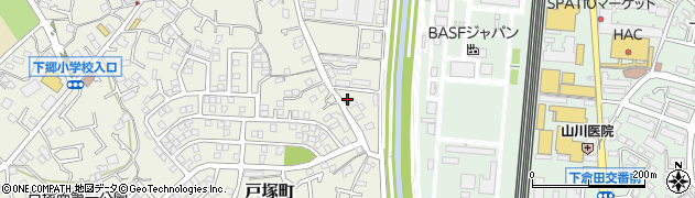 神奈川県横浜市戸塚区戸塚町644周辺の地図