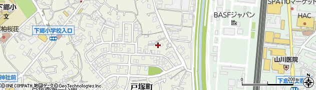 神奈川県横浜市戸塚区戸塚町711周辺の地図