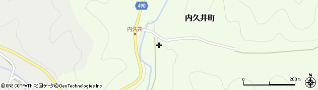 京都府綾部市内久井町（ツカタ）周辺の地図