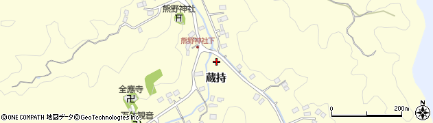 千葉県長南町（長生郡）蔵持周辺の地図