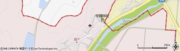 鳥取県西伯郡南部町境650周辺の地図