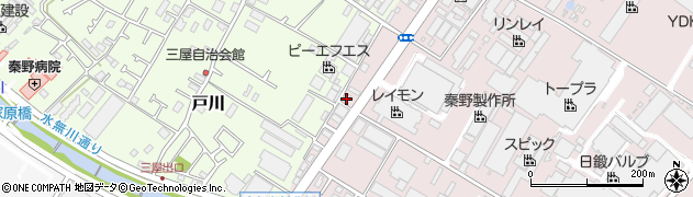 神奈川県秦野市曽屋86周辺の地図