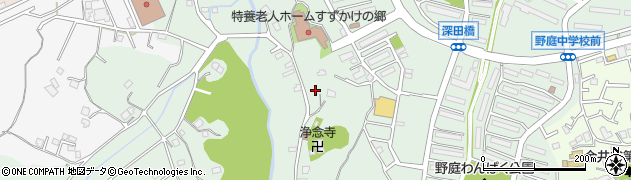 神奈川県横浜市港南区野庭町1697周辺の地図