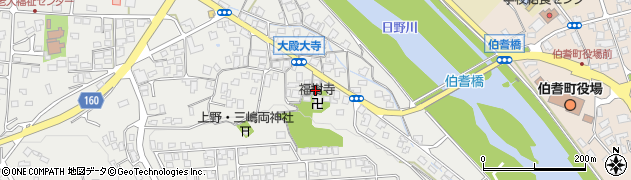 鳥取県西伯郡伯耆町大殿1164周辺の地図