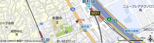 すき家新杉田店周辺の地図